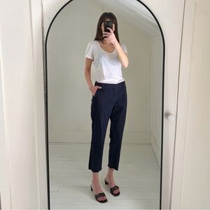 Frank & Eileen Wicklow Italian Performance Twill Chino Pants in Navy